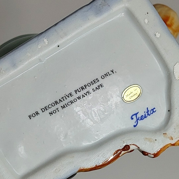 Humpty Dumpty Teapot Ceramic Decorative Collectible Vintage FEITX Nursery Rhyme - Picture 7 of 9